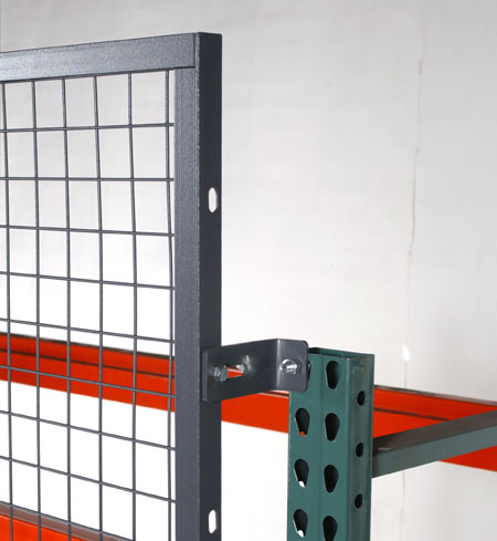 Panels can be set to extend above the top rack beam.